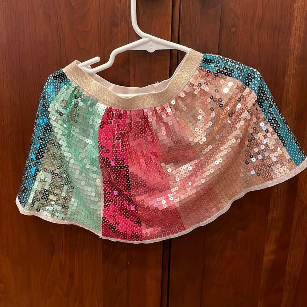 H & M girls sequin skirt size 3